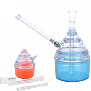 

Mini Glass Water Smoking Cigarette Shisha Hookah Glass Blunt Holder Hookah Accessories Gadgets for Men Hookah Tips