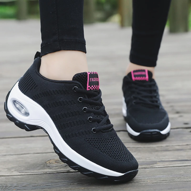 Женские теннисные туфли спортивные беговые кроссовки с воздушной подушкой для