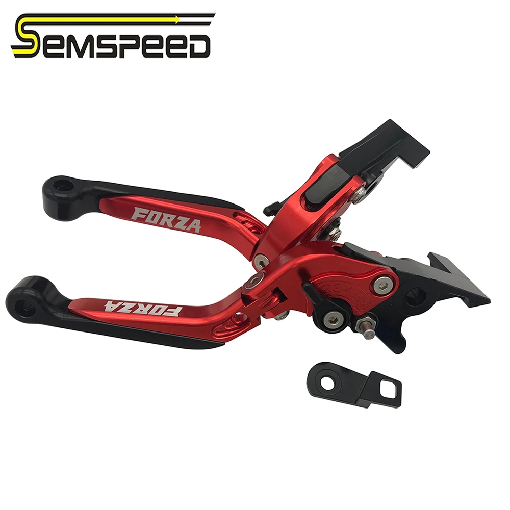 SEMSPEED FORZA парковочные рычаги для Honda Forza300 Forza250 Forza125 2010- ЧПУ мотоциклетные регулируемые складные тормозные рычаги сцепления