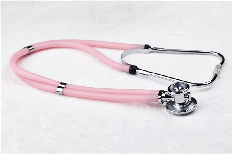 Стетоскоп доктор стетоскоп уход за сердцем Профессиональный диагностический инструмент высокое качество здоровье медицинский двойной головкой для домашнего использования Мягкая трубка - Цвет: 2