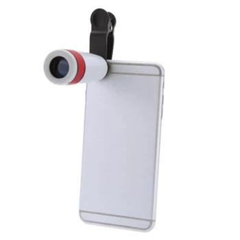

Agnicy Bullet Sharp High Magnification 8x Telephoto Mobile Phone Monocular Pocket Portable with Clip