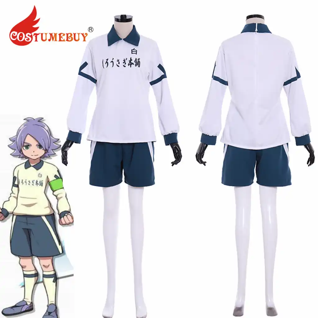 イナズマイレブン史郎吹雪コスプレ衣装大人バレーボールスポーツスーツ学校制服サッカー夏衣装 L9 Aliexpress