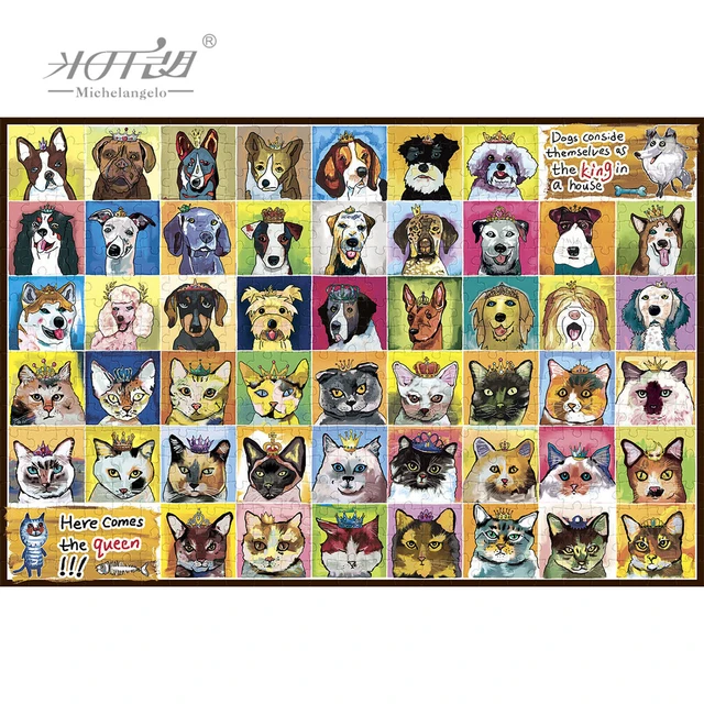 Quebra cabeça Cachorros jogando roleta 1014 pçs - 98 x 70cm