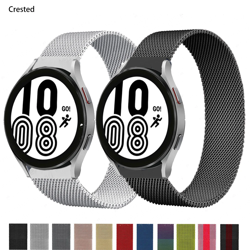 Ремешок магнитный для Samsung Galaxy watch 4/classic/3/Active 2 браслет Huawei GT/2/2e 20 мм 22 45 41 46 42 |