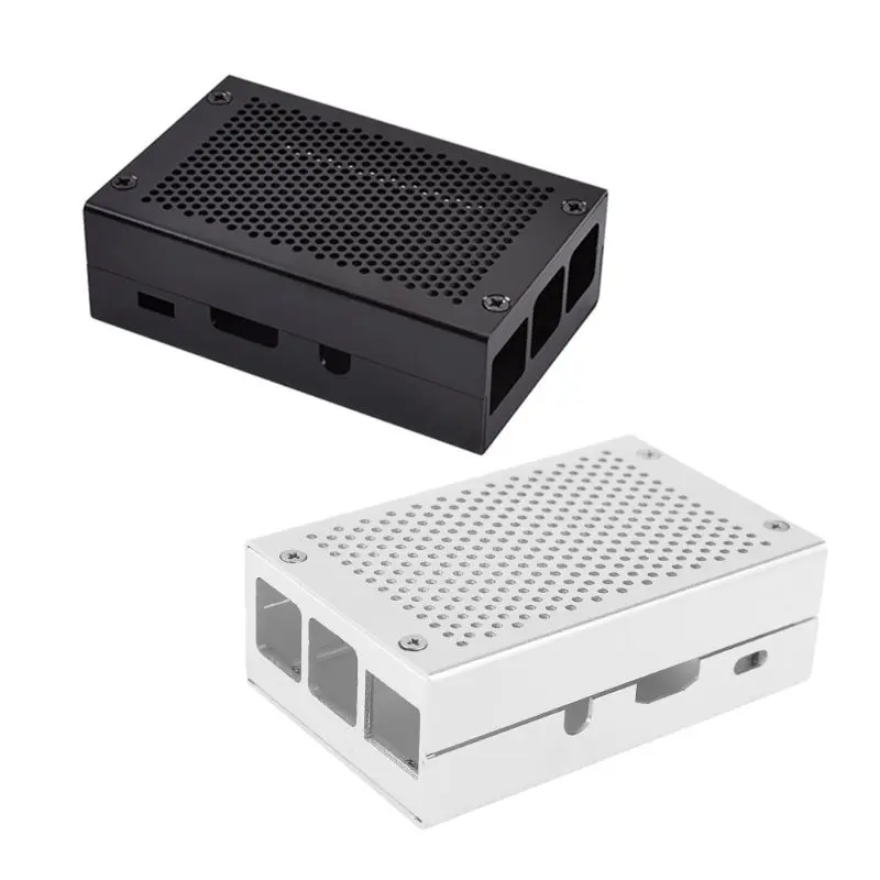 

Aluminum Alloy Case Cover Metal Enclosure For Raspberry Pi 3 Model B Pi 2 B / B+