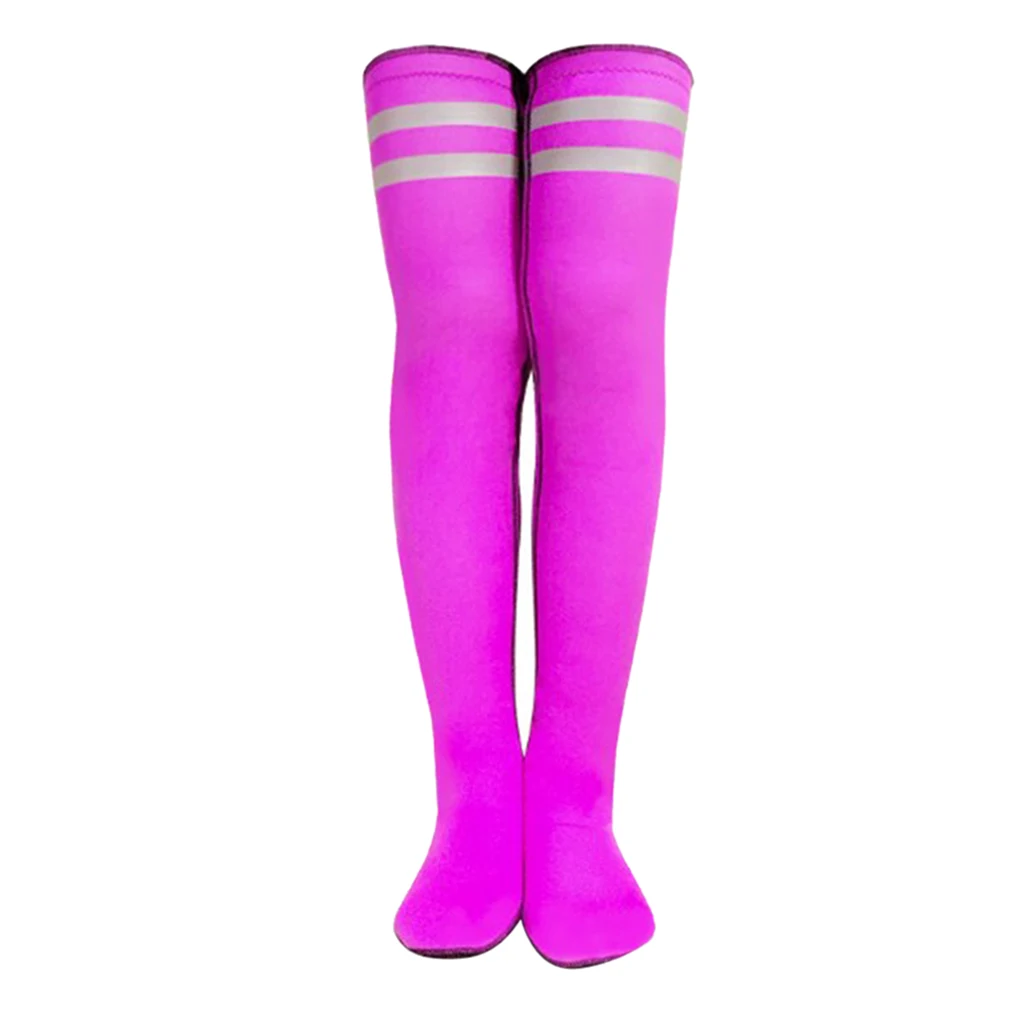 Diving Socks 2mm Neoprene Water Fins High Socks Extra Long Snorkeling Wetsuit Booties Surfing Swimming Beach Water Wetsuit 