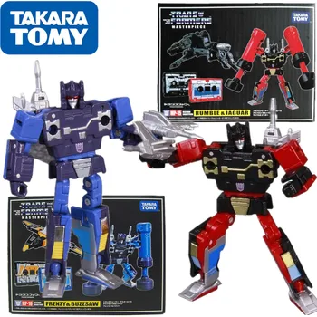 

TAKARA TOMY Transformers Master Piece Tape Device Rumble Robot Dog Frenzy & Buzzsaw MP15 MP16 PVC Aticon Figure Model Kids Toy