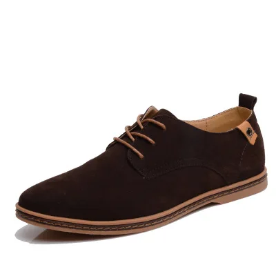 Туфли-оксфорды; мужские повседневные замшевые туфли; дышащая повседневная обувь большого размера; EU47 B169 - Цвет: Черный