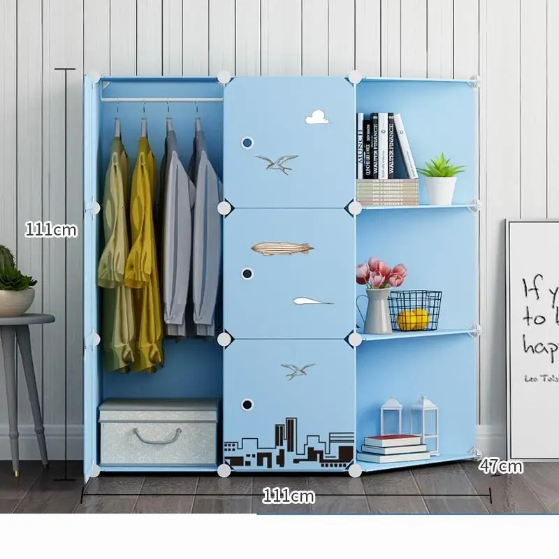 Version AM Дальность Armazenamento Almacenamiento Armario Ropero Meble мебель для спальни шкаф Mueble De Dormitorio гардероб - Color: Version AM