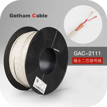 

1 meter/1.5 meter Swiss Gotham GAC-2111 two-core signal cable fever lotus RCA coaxial balanced audio cable