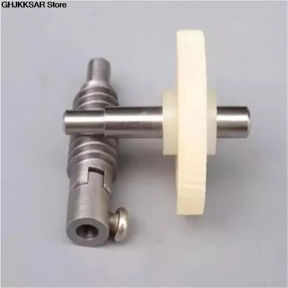 Electric Bike Gear Motor Gear Transmission Gear Electric Chain Saw Gear Cassette Deck Tape Gear 1Set Plastic Worm Reduction Gear Set Metal Wheel Speed Reducer Gearset For DIY Accessory Tool Parts