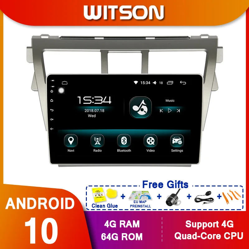 WITSON 10 2 &quotFULL HD сенсорный экран Android 0 Qota core Автомобильный GPS мультимедийный