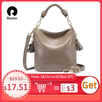 

REALER women handbag with top-handle crossbody bags for women Gold luxury handbags women bags designer Small Flap female Totes