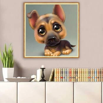 

Cute Puppy Full Drill Square/Round Scenery Landscape 5D Diamond Painting Diamond Embroidery Cross Stitch Rhinestone Picture New