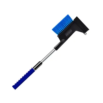 

Ice Scraper Aluminum Alloy Windshield Soft Grip Defrost Tool Portable Detachable Extendable Snow Brush Cleaner For Car Truck