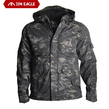 

Camouflage Tactical Jacket Men ReFire Gear Winter Waterproof Warm Thick Fleece Liner Windbreaker Hooded Army Field Military Coat