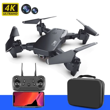 

NEW Drone 4k HD Wide Angle Camera 1080P WiFi Drone Dual Camera Quadcopter Height Keep Drone Gps Camera Helicopter Toy