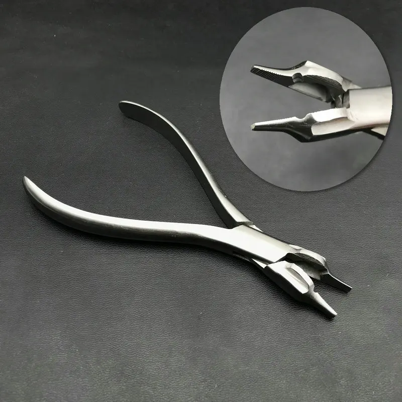 Three Jaw Contouring Wire Bending Orthodontic Pliers Dental Forceps Surgical Instruments