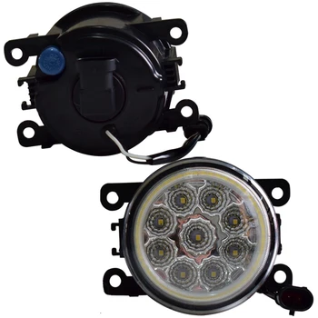 

Fog Lamp Assembly Angel Eyes LED Fog Light For Nissan Frontier 2.5L L4 DIESEL Turbocharged 2005-2008 Halogen Fog Lights 1set