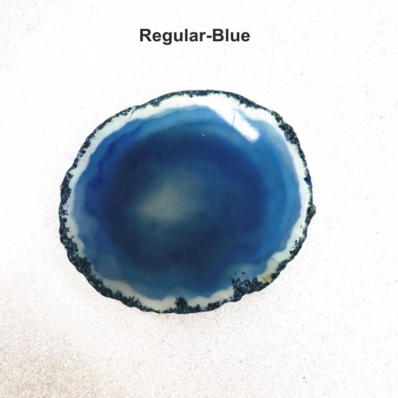 10Pcs Gold Foil Edging Real Agate Stone Cell Phone Holder Stand Bracket with Irregular Shape Stone