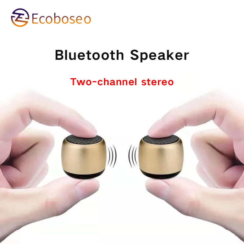 Портативная беспроводная Bluetooth-Колонка Ecoboseo двухканальная стереоколонка для