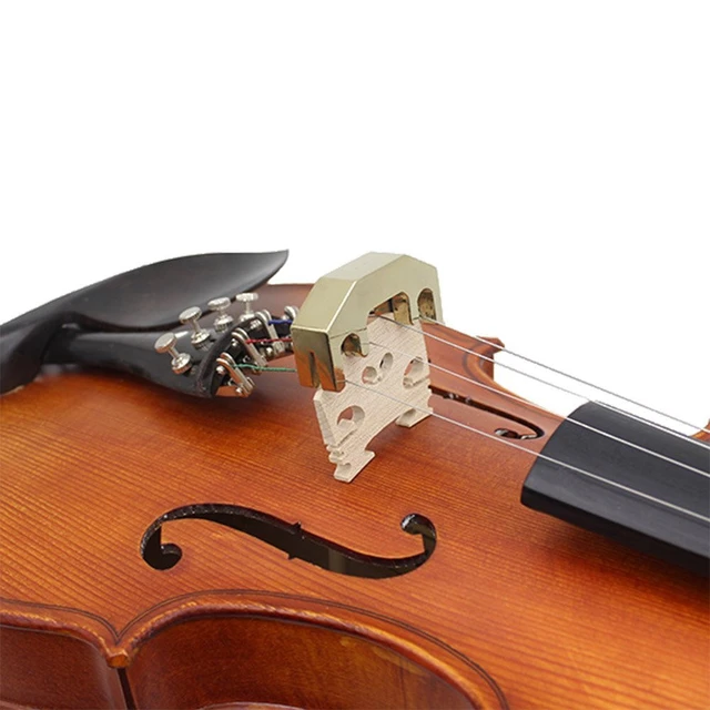 Sourdine de violon professionnelle silencieux de pratique silencieuse  sourdine de violon en métal lourd 4/4-1/2 - AliExpress