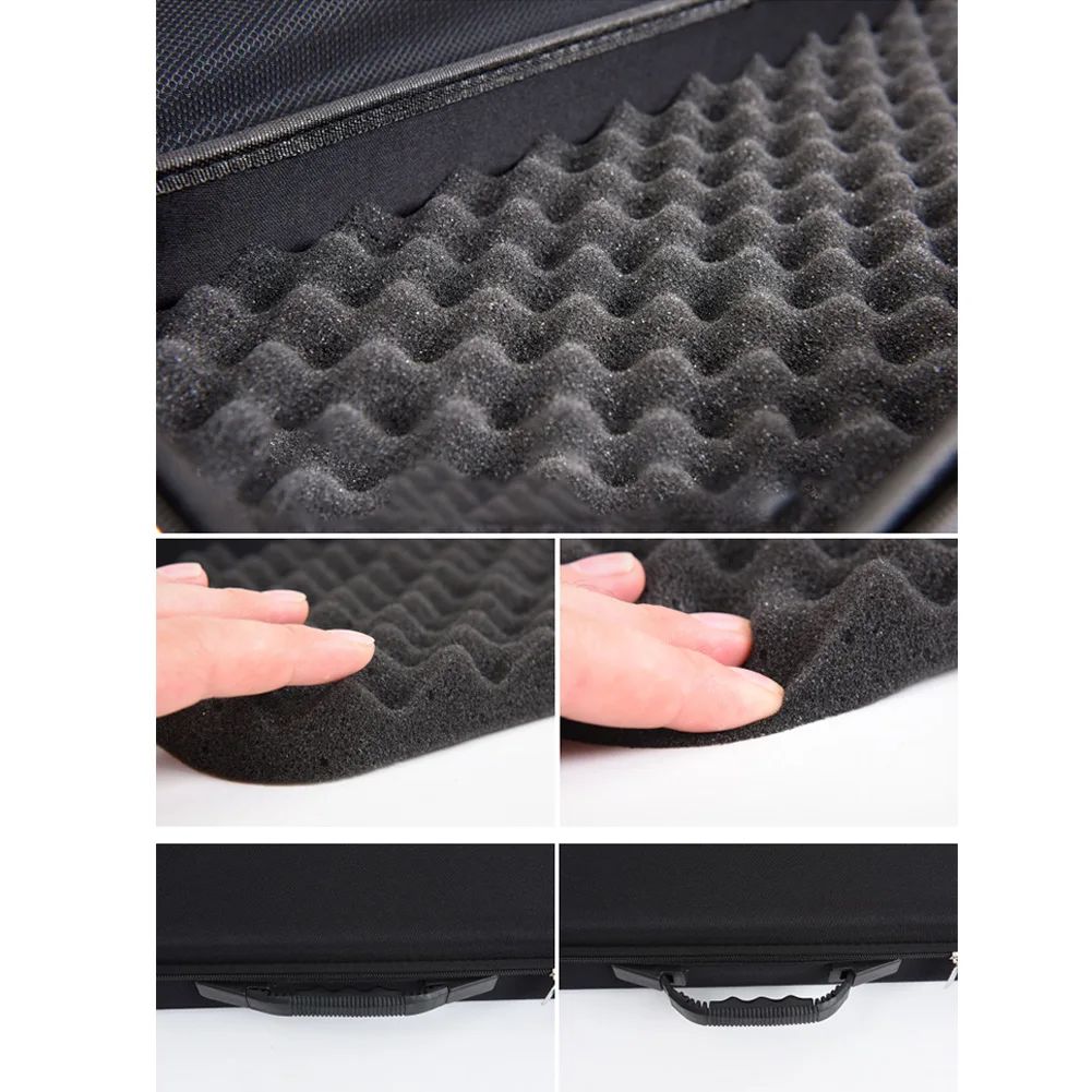 Черные Аксессуары для хранения сумка для рыбалки портативный ударопрочный жесткий держатель для удочки пакет ящик для инструментов из eva-пластика переноска практичная уличная прочная