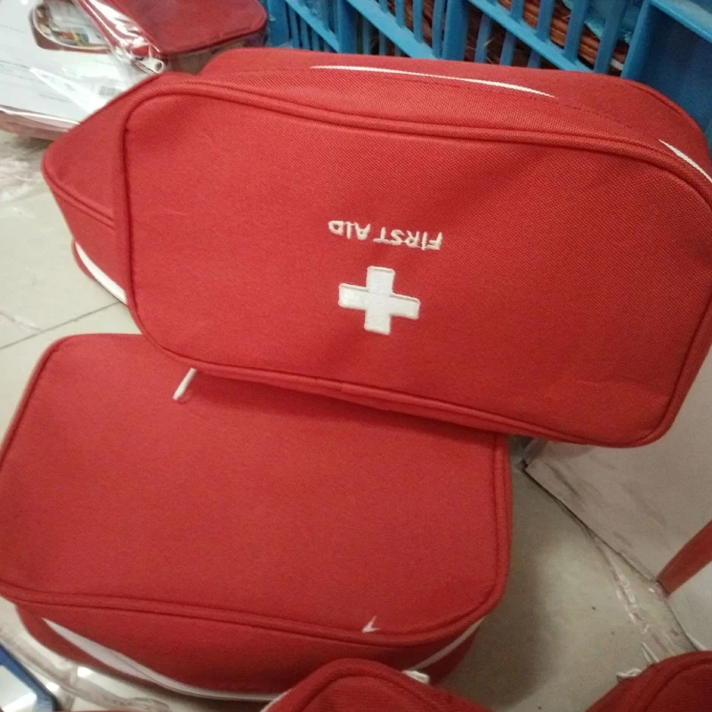

First Aid Kit Bag Portable Travel Medicine Package Emergency Kit Bags Small Medicine Divider Storage Organizer