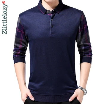

2019 brand casual luxury fitness winter thick warm polo shirt men poloshirt jersey mens polos tee shirts dress fashions 02122