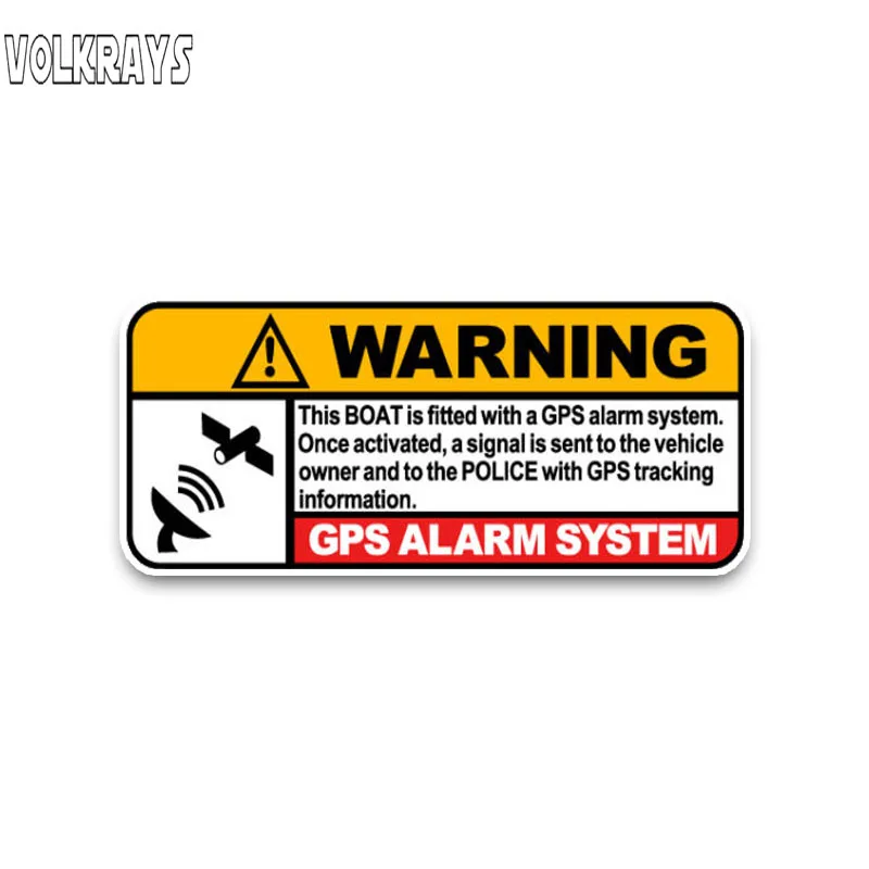 Vilkrays Предупреждение ждающая Автомобильная наклейка лодка в реальном времени
