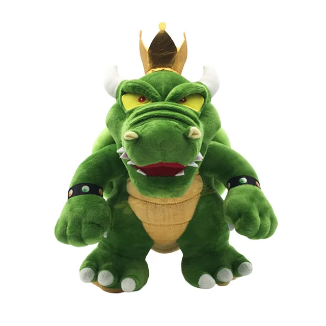 30cm Cartoon Tortoise Plush Toy Koopa Green Bowser Soft Stuffed Doll