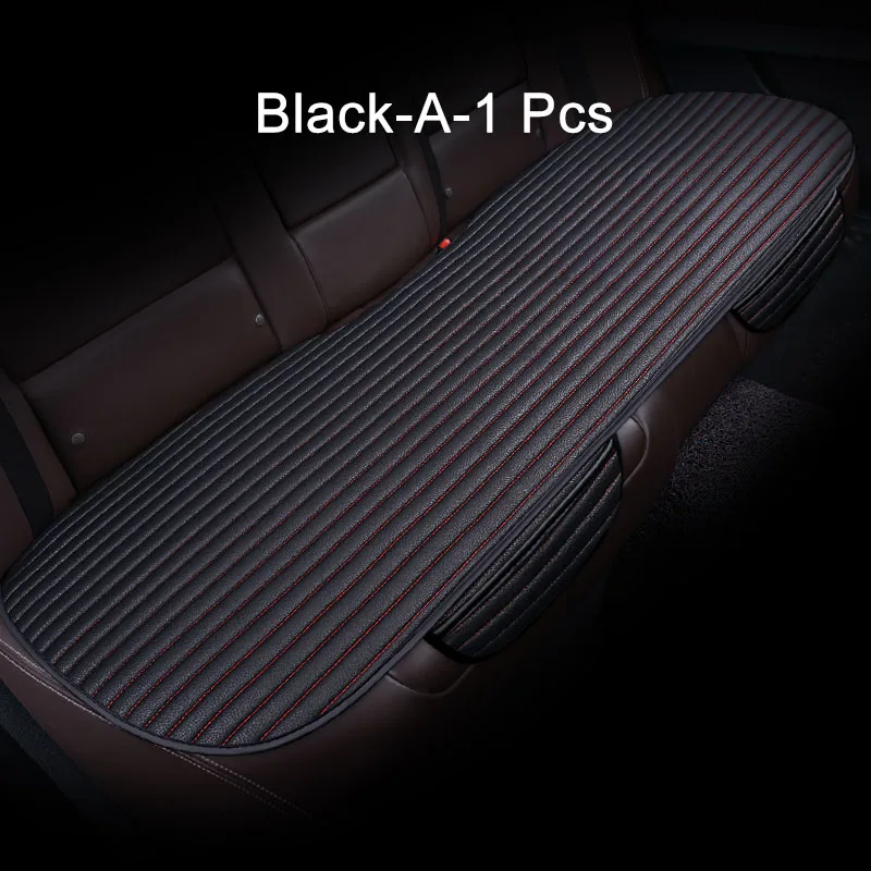 Biack-A-1 Pcs Защита сиденья автомобиля чехол для сиденья авто чехол на сиденье автомобиля Подушка сиденья для пластиковая пилочка для ногтей RAV4 Prado, Honda Accord Civic CRV - Название цвета: Biack-A-1 Pcs