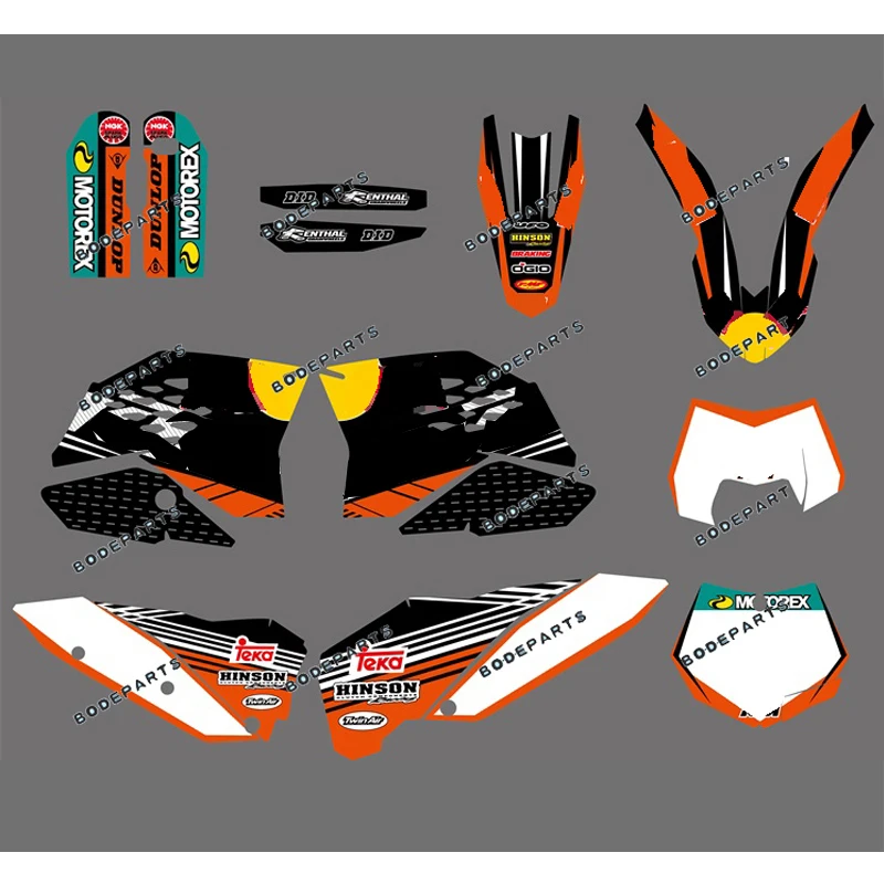 Новый Набор стикеров SX SXF EXC для Ktm 2007 2008 2009 2010 XC Полноразмерная модель 2011|Наклейки