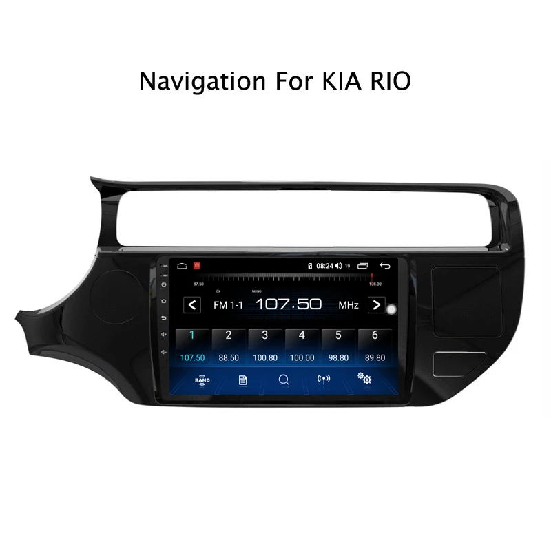Flash Deal Ectwodvd 9inch Andriod 8.1 Car DVD GPS For Kia Rio K3 2012-2016 4G RAM 64G ROM CarPlay DSP 4G LTE with WIFI 9