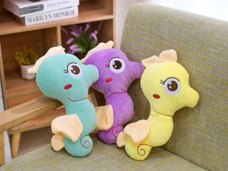 1 шт. 20 см Kawaii мягкая красочная кукла морской конек детская подушка для сна Мягкие и плюшевые игрушки для девочек подарок на день рождения рождественские подарки