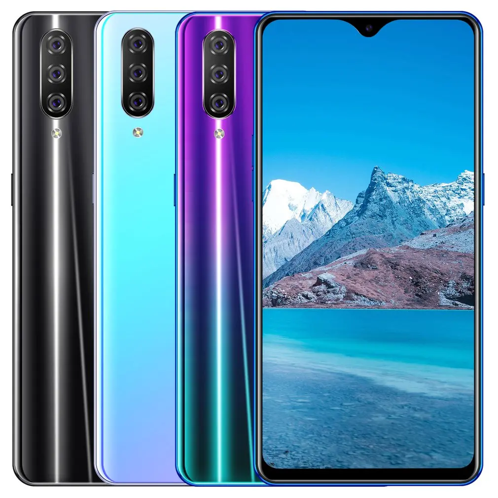 

M9 6.3 Inch Full Screen Cell Phone Fingerprint Android 1With 16G 4800 Mah 3G Smartphone Face Unlock Mobile Phone