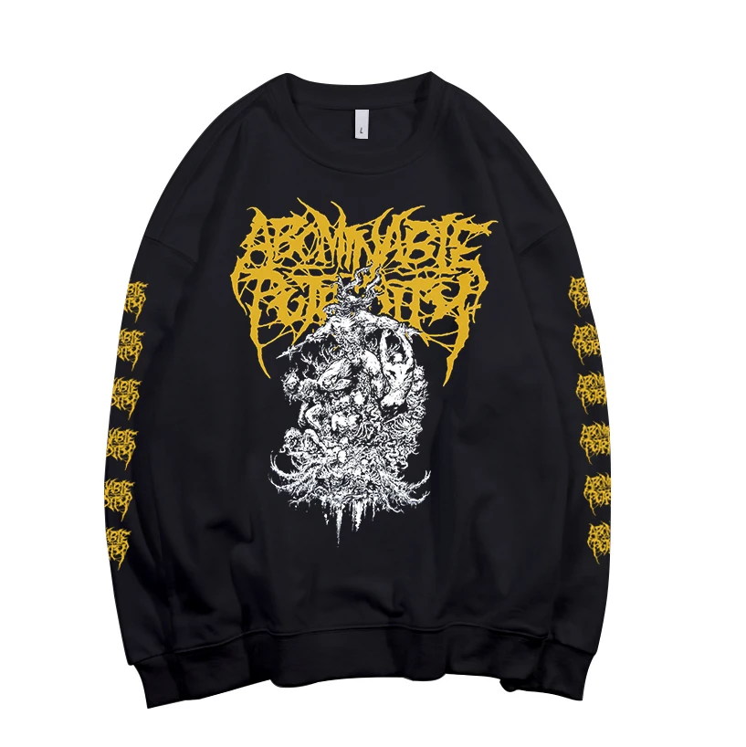 3 дизайна, deathcore Abominable Putridity Pollover, толстовка, рок, толстовка, тяжелый металл, sudadera, рокер, уличная одежда, флисовая верхняя одежда