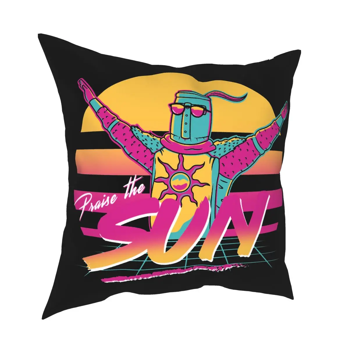 

Praise The Sun Dark Souls Pillow Cover Home Decor Cushion Cover Throw Pillow for Living Room Polyester Double-sided Printing