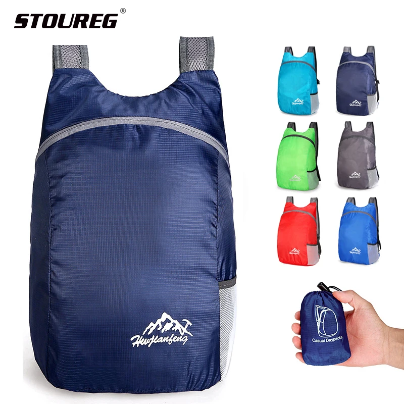 Travel Backpack Sport-Bags Outdoor-Climbing-Bag Foldable Waterproof Children Women 15L