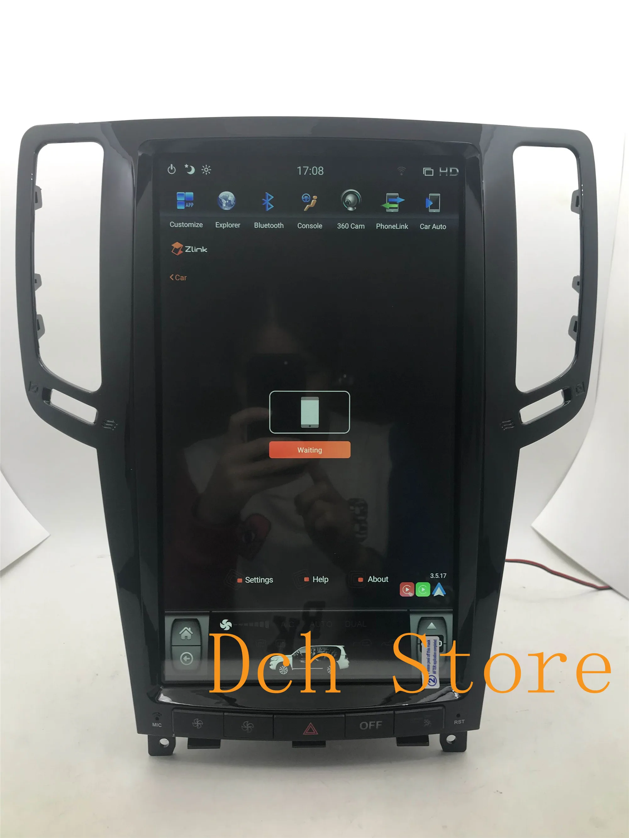 13 6 дюймов IPS Вертикальный стиль tesla Android 9 0 автомобильный DVD GPS навигатор для infiniti G