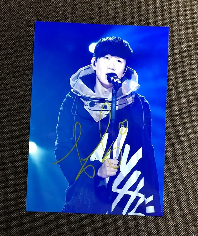 Ручная подписка JJ Lin фото с автографом автографы 5*7 89L