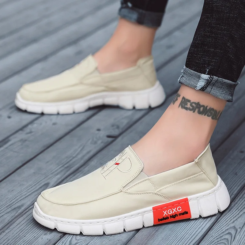 

Men's Summer Breathable Thin Flats Embroidered Old Beijing Cloth Shoes Men's Soft-Sole Casual Shoes Summer Shoe Men Trendy Shoes