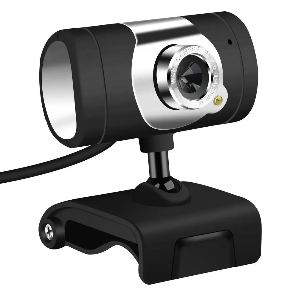 

Computer Camera With Lamp And Microphone Built-In Microphone Auto Focus Video Conference Webcast Video Call
