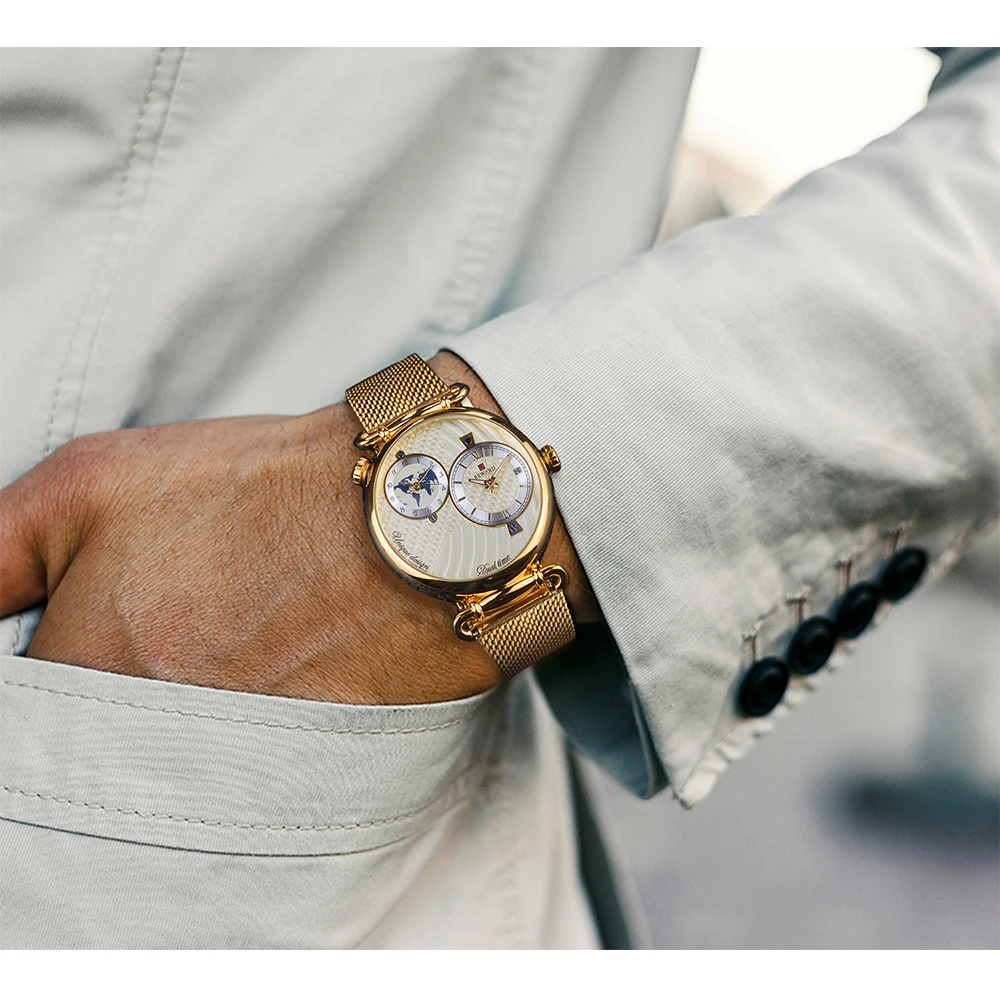 Men Watches 2020 Luxury Top Brand REWARD Gold Watch for Business Quartz Waterproof Wristwatch with Gift Box Montre Homme