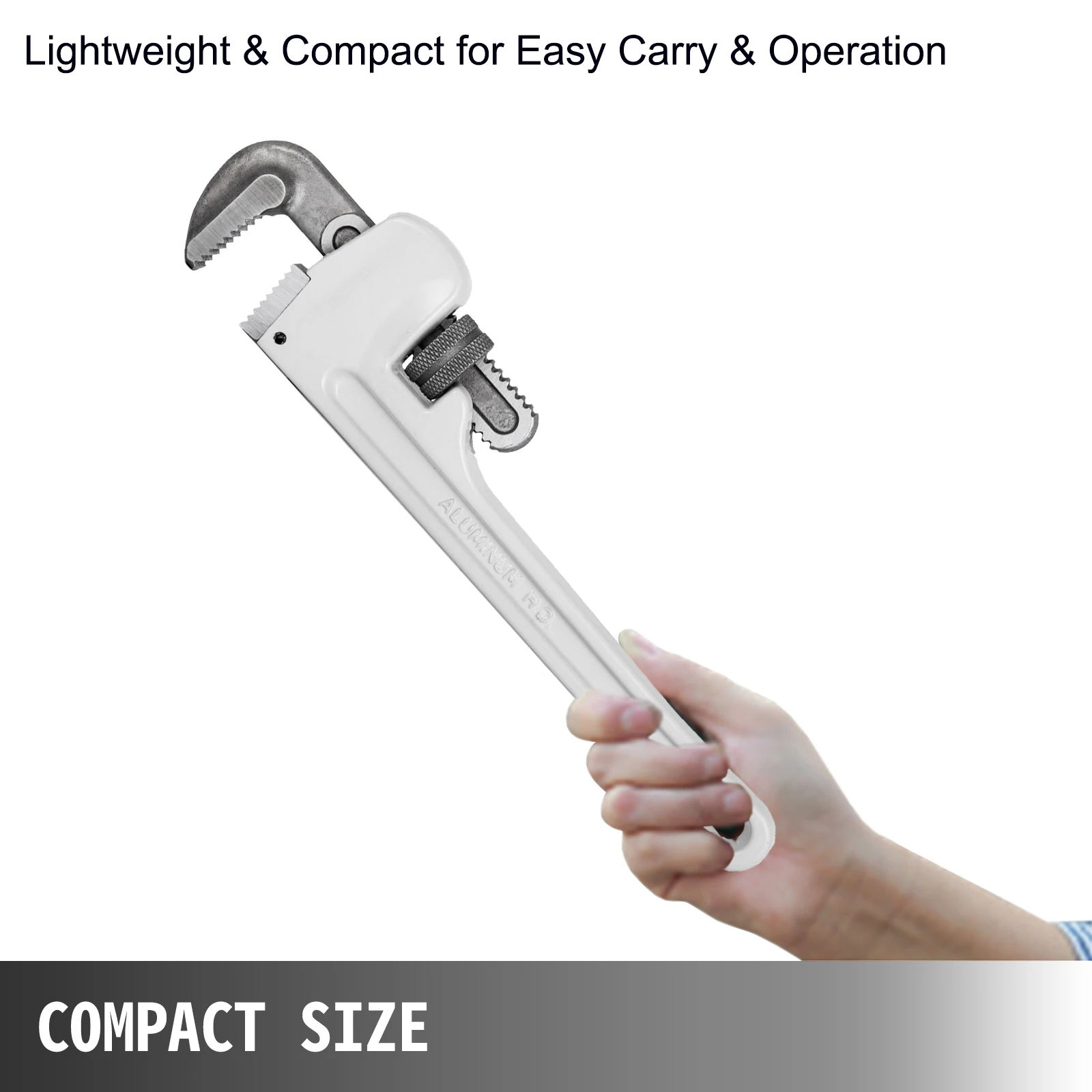 VEVOR Industrial Pipe Wrench Household Universal Wrench 36in 48in Multifunction Plumbers Repair Tool Large Open Spanner Pliers