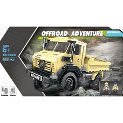 Jouet de construction de la série de Super voiture kaki, jouet de construction, modèle MOC, pour aventure tout terrain, cadeau d'anniversaire pour enfants 