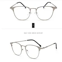 Прилив полный кадр металла плоское зеркало Для мужчин и wo Для мужчин's; Одежда для девочек в школьном стиле; близорукие очки