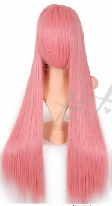 wig Amine Hatsune Miku косплей Vocaloid meguurine Luka маскарадная форма для Хэллоуин Женский карнавальный костюм - Цвет: wig