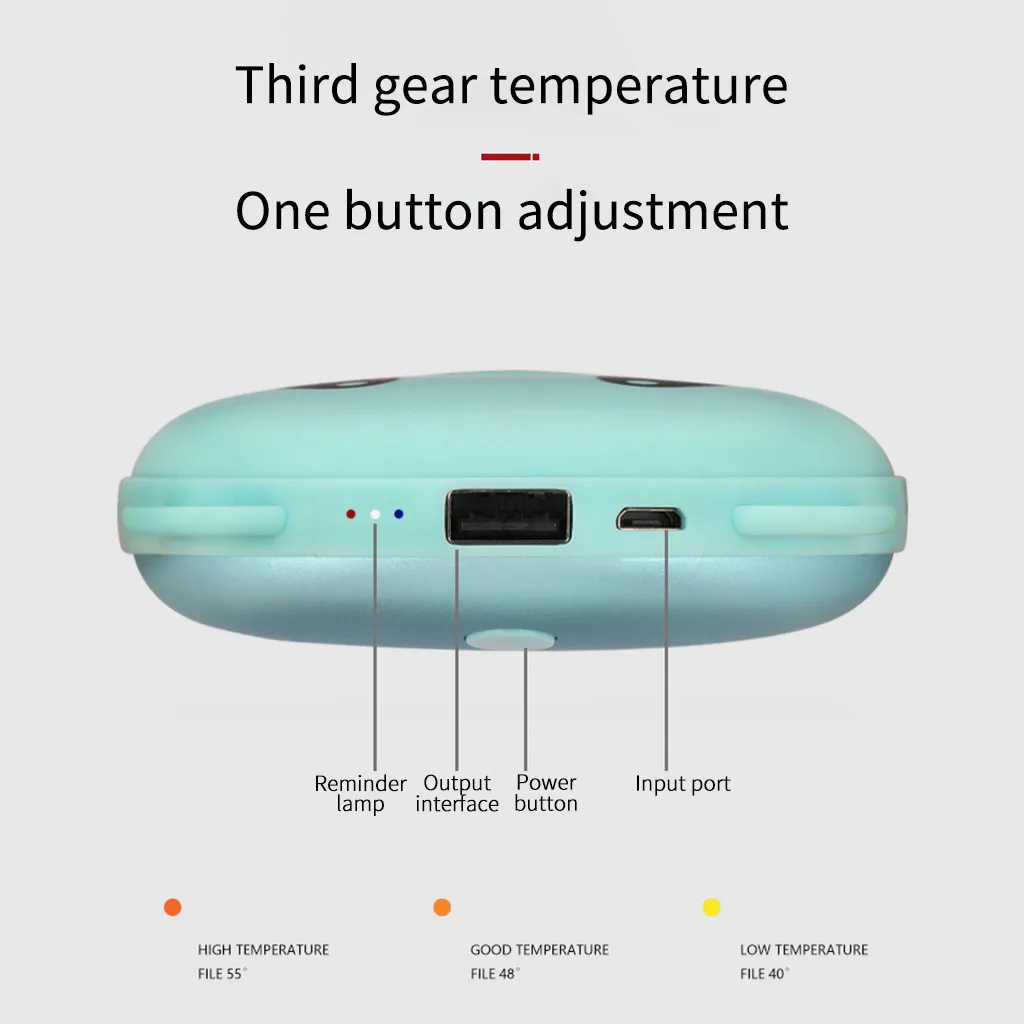 Карманный подогреватель для рук с медвежонком, USB зарядное устройство, электрические аккумуляторные батареи 4000 мАч, Бытовые аксессуары, Новое поступление