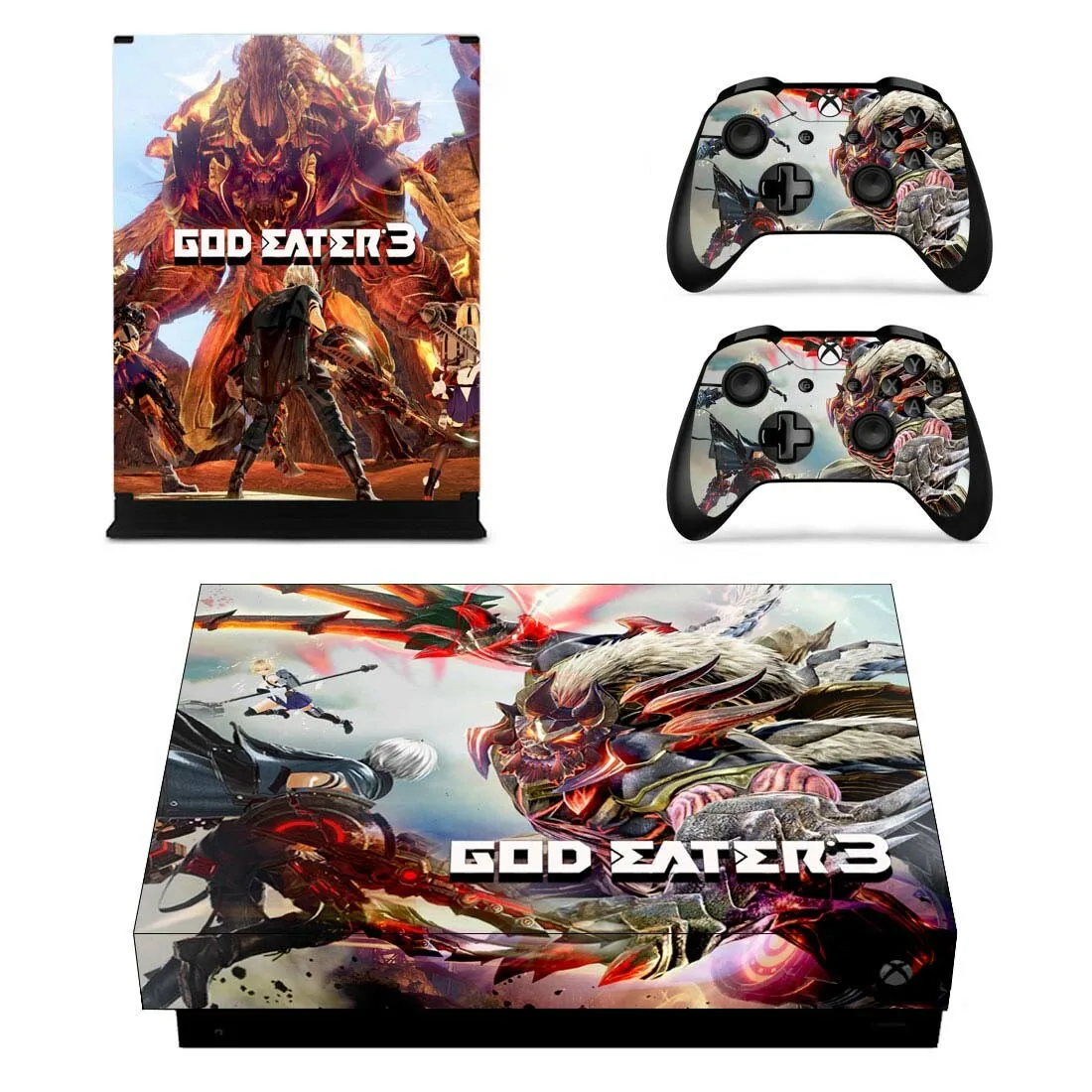 God Eater Skin для Xbox One X стикеры s Виниловые стикеры Adesivo для Xbox one X консоли пульта дистанционного управления скины